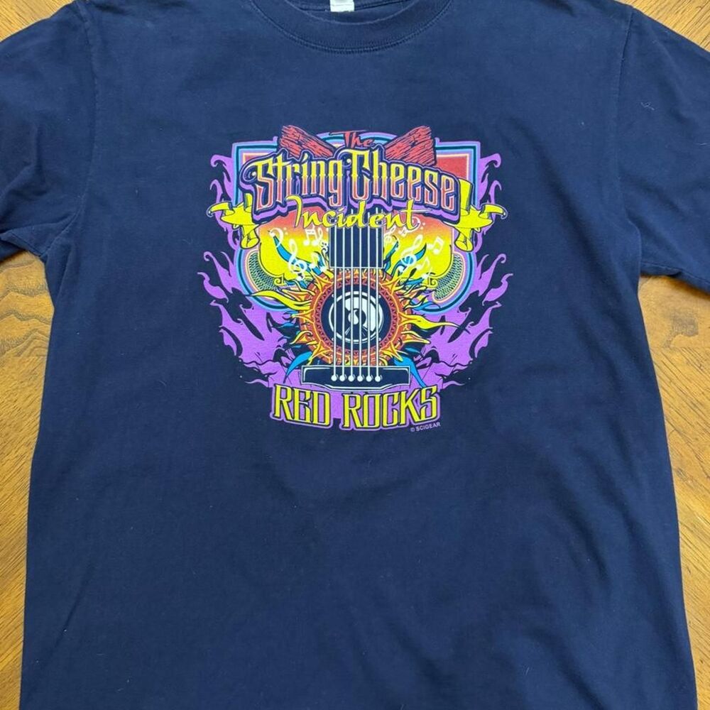 String Cheese Weekend Red Rocks double-sided graphic T-shirt
